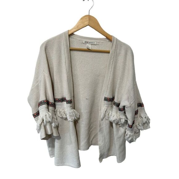 Coachella Official H&M Collab Festival Open Knit Western Fringe Hippie Open Fron - Picture 3 of 15